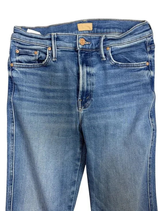 MOTHER The Double Insider Heel Jeans Opposites Attract Bootcut Flare Size 28 - Picture 7 of 7